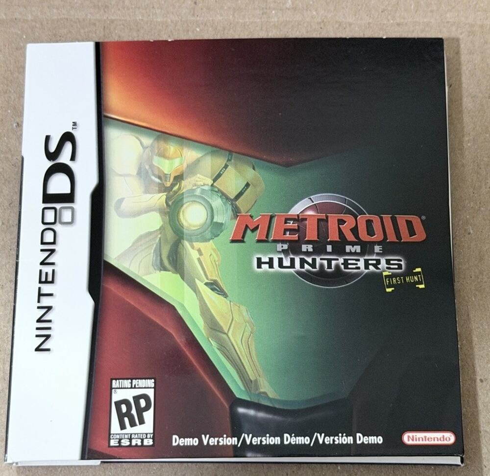 Metroid Prime: Hunters - First Hunt -- Demo Edition (Nintendo DS, 2004)